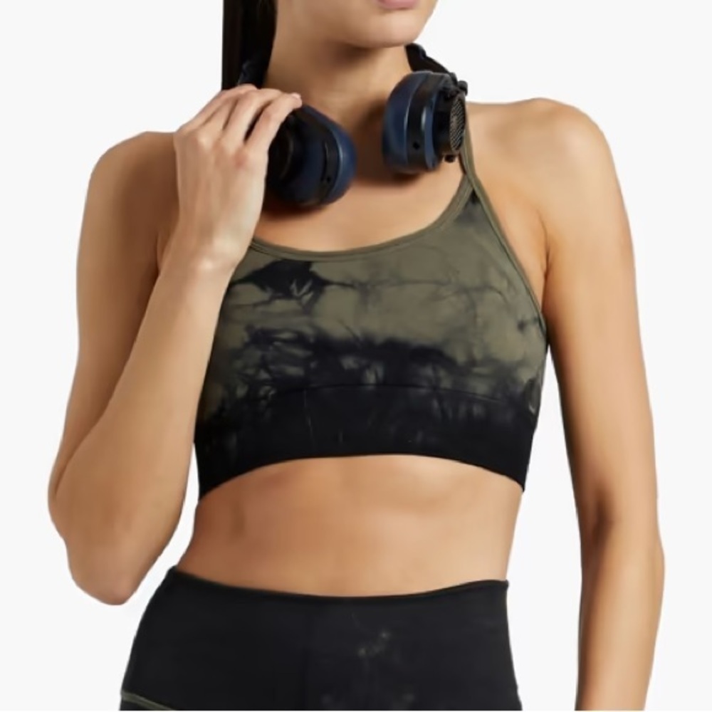 New with tags GOOD AMERICAN Tie-dyed stretch sports bra Size:0 (XS)